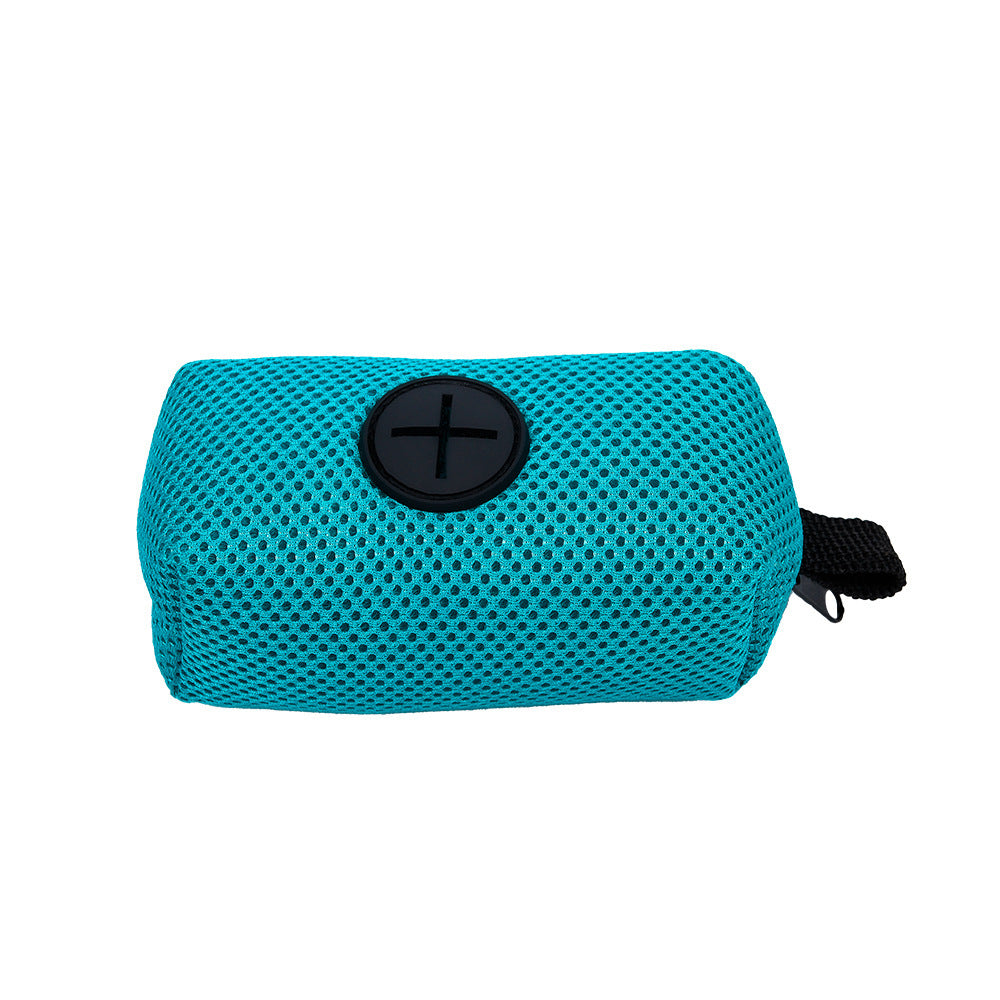 Cross Hand Holding Leashes