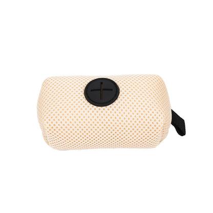 Cross Hand Holding Leashes