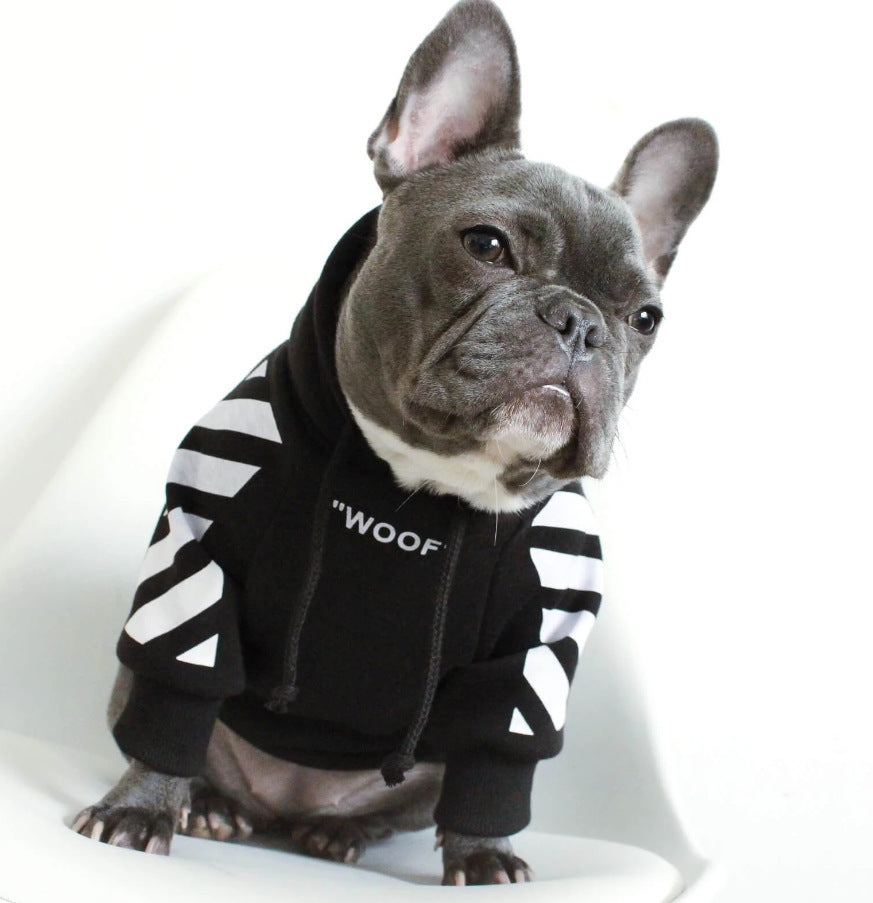 Three-stripe dog sweaters