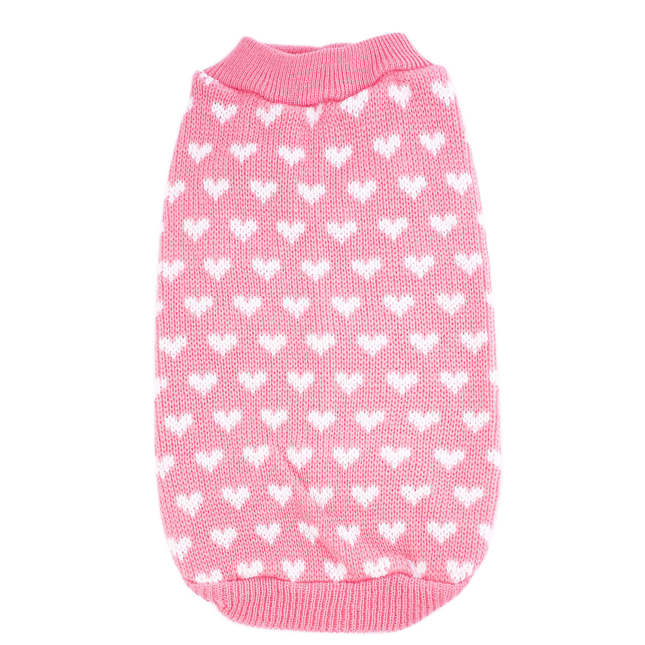Cute Peach Heart Pattern Dog Clothes
