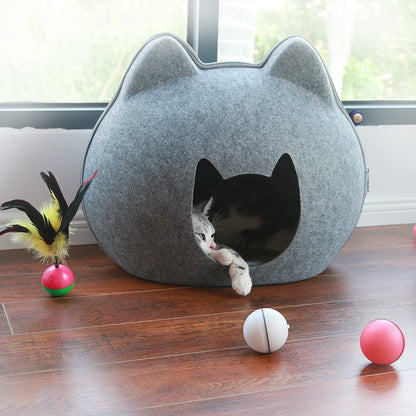 Cat Litter Enclosed House
