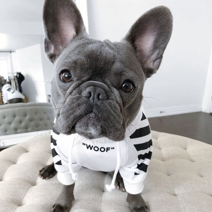 Three-stripe dog sweaters