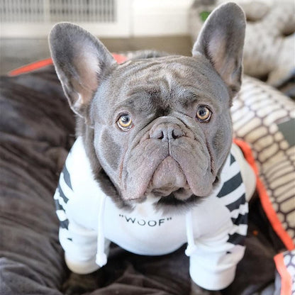 Three-stripe dog sweaters