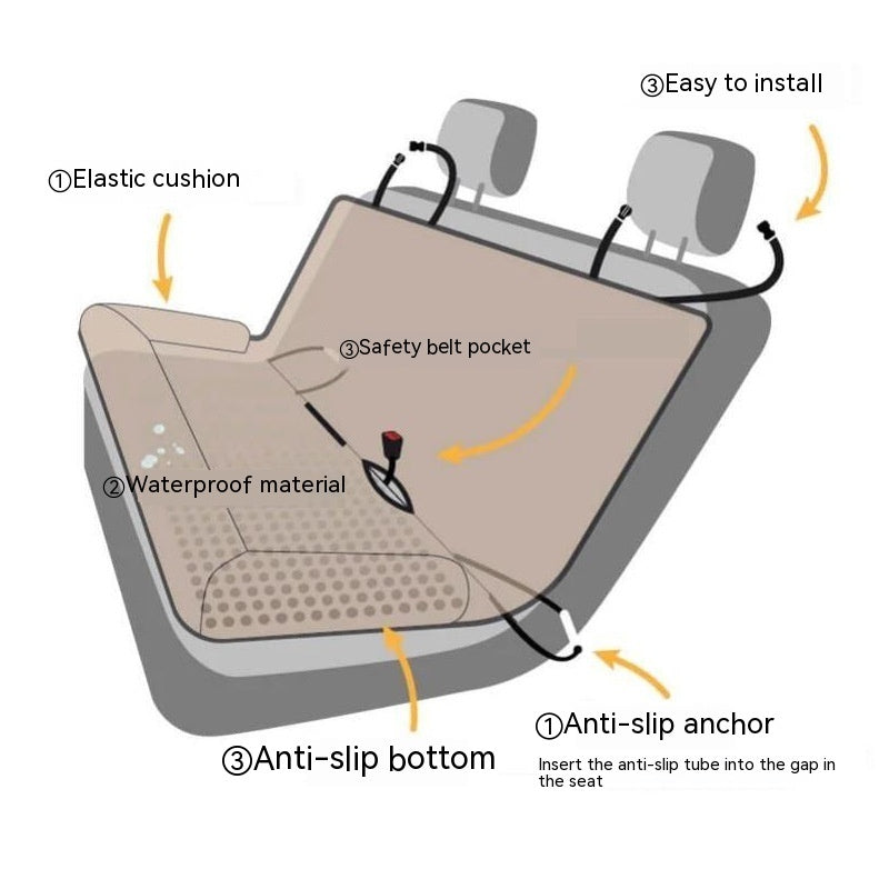 Pet Supplies Rear Dog Bed