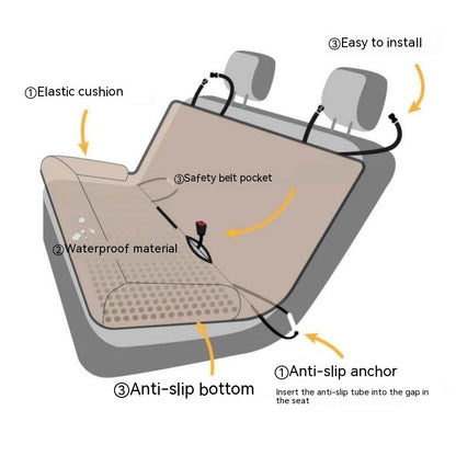 Pet Supplies Rear Dog Bed